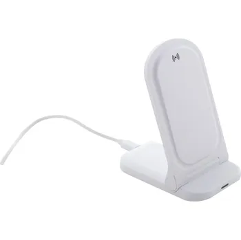 Rewolt stojánek mobilního telefonu s bezdrátovou nabíječkou RABS, bílá