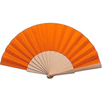 Karnevalový doplněk Gamasa vějíř, oranžová