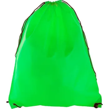 Městský batoh Druuk vak na stažení šňůrkou, citrónová - limetková