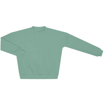 Mikina ŽEBRO bez kapuce - minerál Velikost: 62