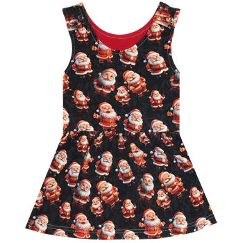 Laclové šatičky - Vánoce ( Santa ) Velikost: 74