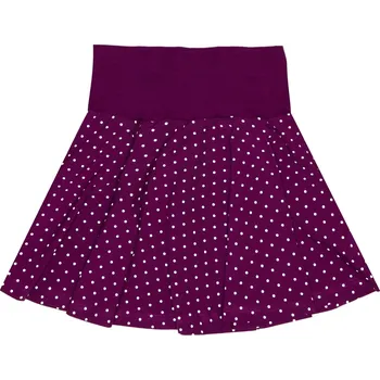 Dětská móda Sukně kolová - Puntík borůvková Velikosti sukně: 110