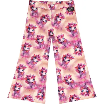 Zvonové kalhoty - Unicorni Velikost: 104