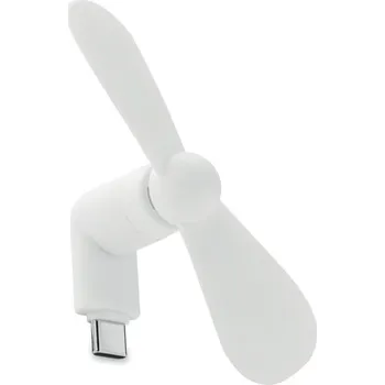 Domácí ventilátor Přenosný ventilátor USB-C - PHAN, bílá