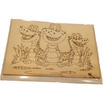 omalovánky Dary dřeva Omalovánka-krokodýl