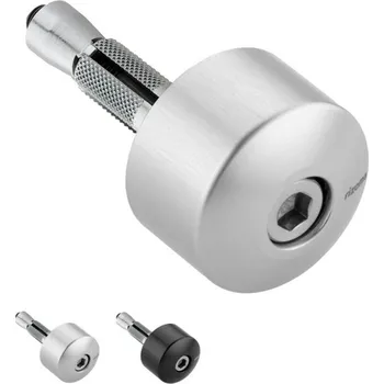 Zrcátko pro motocykl Rizoma Univerzální montážní adaptér PRO pro zrcátka na konce řidítek 22mm, stříbrný Hliník