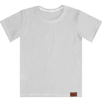 Tričko Mušelín - Světle šedá Velikost: 86