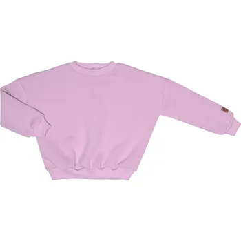 Mikina bez kapuce zateplená - levandulová Velikost: 62