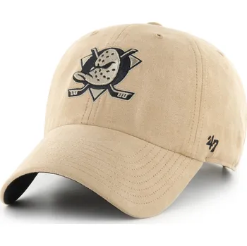 Kšiltovka 47 Brand Pánská kšiltovka Anaheim Ducks NHL Ballpark Suede ’47 CLEAN UP