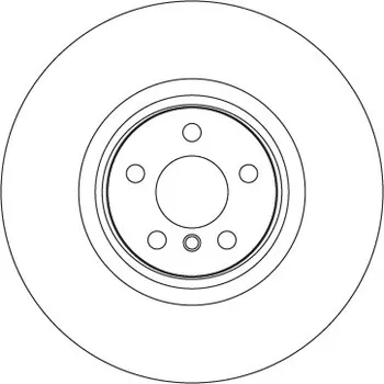 Brzdový kotouč Brzdový kotouč TRW DF6978S