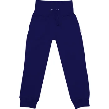 Tepláčky s kapsou - Basic tmavě modrá Velikost: 92