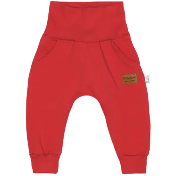 Tepláčky Baggy Basic - červené Velikost: 110