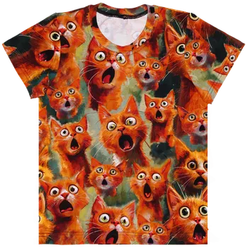 Tričko - Vytřeštěné kočky Velikost: 86
