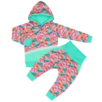 Tepláková souprava - DINO se zmrzlinou (kapuca) Velikost: 98