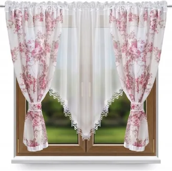 LiS Hotová záclona se závěsem DS060-1, 400x150 cm