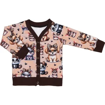 Kojenecký kabátek - Roztomilá zvířátka Velikost: 86