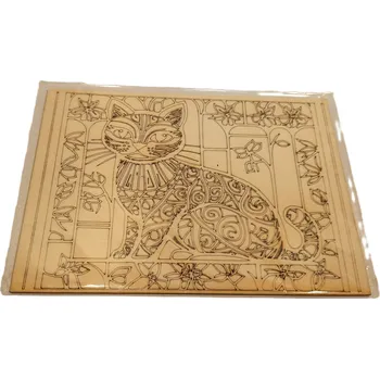 omalovánky Dary dřeva Omalovánka-kočička