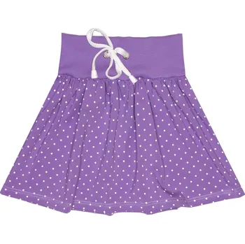 Dámská sukně Sukně řasená - Puntík fialková Velikosti sukně: 122