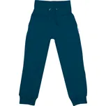 Tepláčky s kapsou - Basic petrolej Velikost: 122