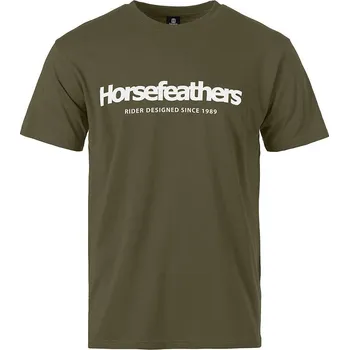 Pánské tričko Triko Quarter - burnt olive velikost M