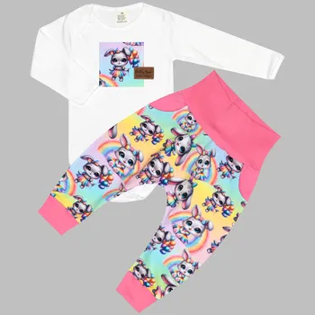 Komplet - Bodyčko a tepláčky Králíčci - králíček a balónky Velikost: 98