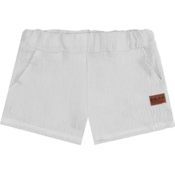 Dívčí kraťasy Kraťasy - Mušelín světle šedé Velikost: L