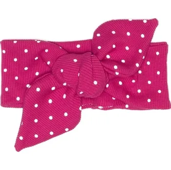 Čelenka ŽEBRO - Puntík fuchsie Velikost: 0 - 3 měsíců
