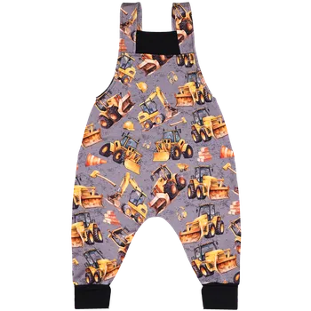 Rostoucí lacláčky - Stavba šedá Velikost: 86