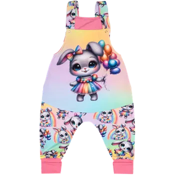 Rostoucí lacláčky - Králíčci - králíček a balónky Velikost: 116