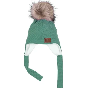 Čepice Ušanka VAFLE - Minerál s fleecem Velikost: XS