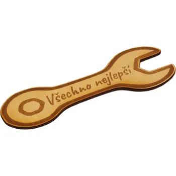 Žertovný předmět Dary dřeva Klíč - Všechno nejlepší