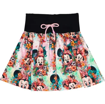 Dívčí sukně Sukně řasená - Minnie kytičky Velikosti sukně: 116