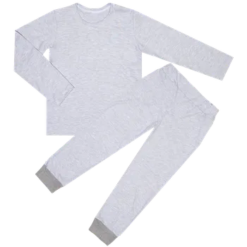 Pyžamo dlouhý rukáv - Světle šedé Velikost: 98