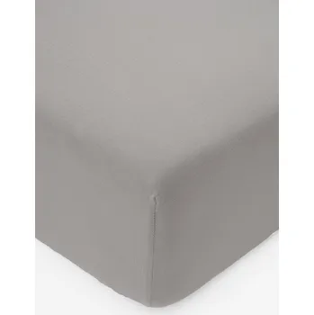 Prostěradlo Mušelínové prostěradlo Alexia 200 x 200 cm - šedohnědé