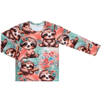 Tričko dlouhý rukáv - Lenochodi Velikost: 86