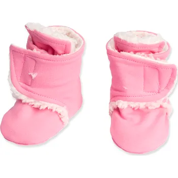 Kojenecké oblečení Capáčky Basic - Růžová s beránkem Velikost: Newborn