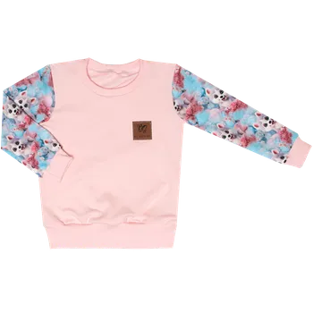 Kojenecké oblečení Mikina bez kapuce - Pejsek Husky Velikost: 62