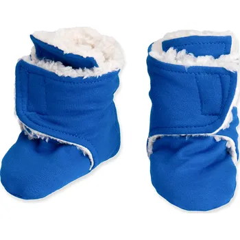 Kojenecké oblečení Capáčky Basic - Modrá s beránkem Velikost: 3-6 měsíců