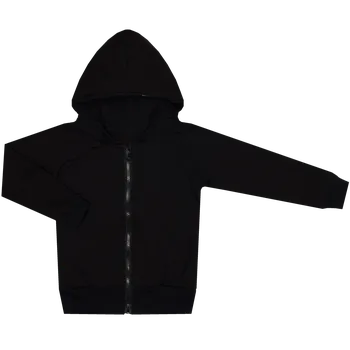 Mikina na zip Basic - Černá Velikost: 92