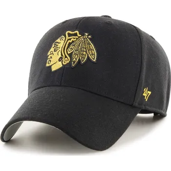 Módní doplněk 47 Brand Pánská kšiltovka Chicago Blackhawks NHL Metallic Snap '47 MVP