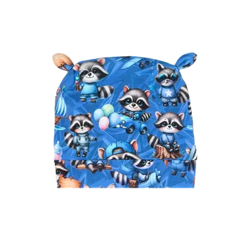 Čepička s ouškama - Mývalové Velikost: Newborn