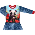 Mikinošaty bez kapuce Panda jeans Velikost: 104