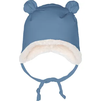 Čepice Čepička s oušky zimní - Modrošedá Velikost: L