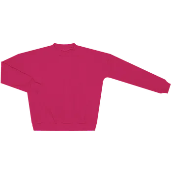 Mikina ŽEBRO bez kapuce - fuchsie Velikost: 74