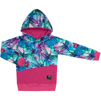 Mikina s kapucí - Vážky Velikost: 86