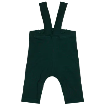 Tříčtvrťáčky ŽEBRO s traky - lahvově zelená Velikost: 68