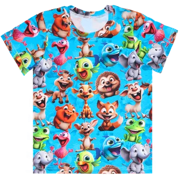 Tričko - Veselá zvířátka Velikost: 134