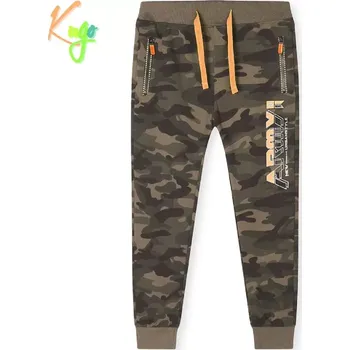 Chlapecké maskáčové tepláky Kugo TM8225 béžové