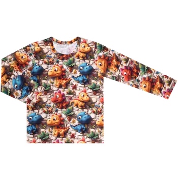 Pánské tričko Tričko dlouhý rukáv - Veselý DINO Velikost: 128