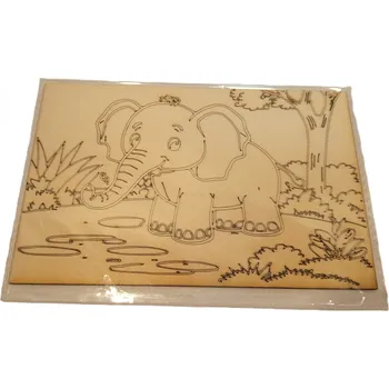 omalovánky Dary dřeva Omalovánka-sloník